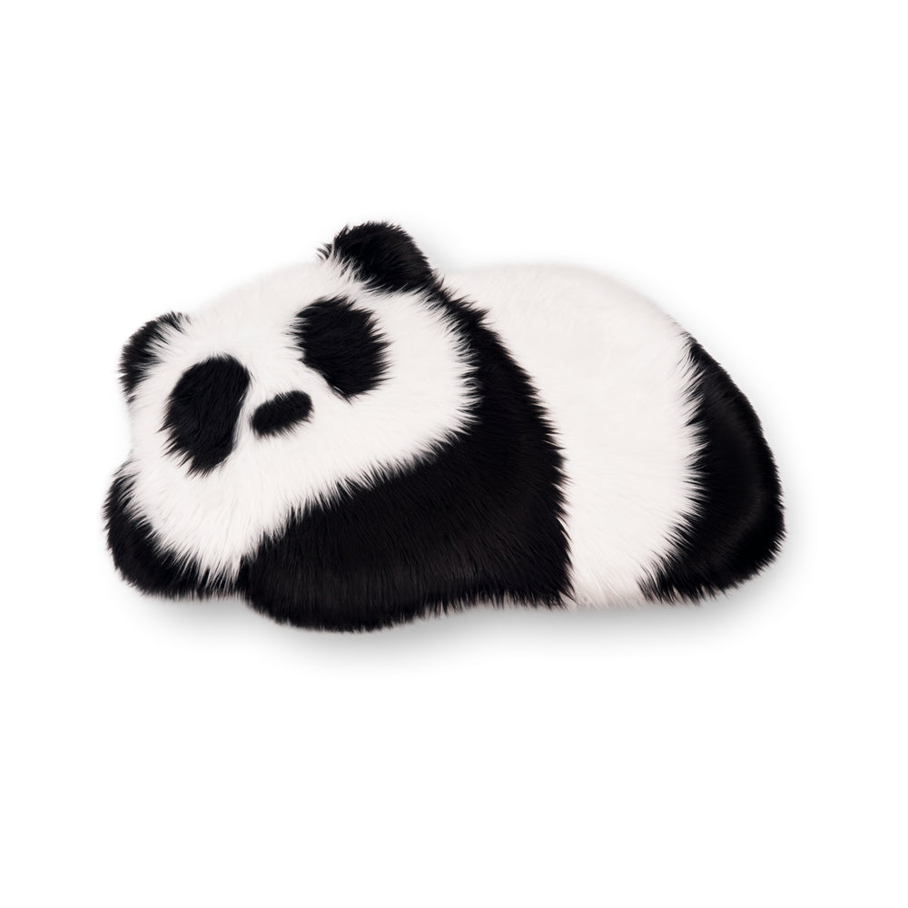 Faux Fur Panda-shaped Dog Bed