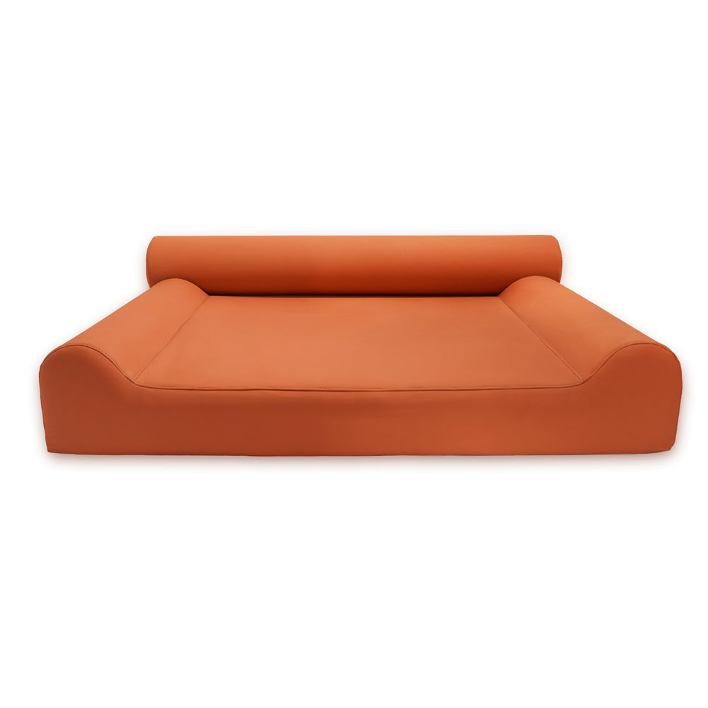 
                      
                        Invictus Leather Dog Bed - Orange
                      
                    