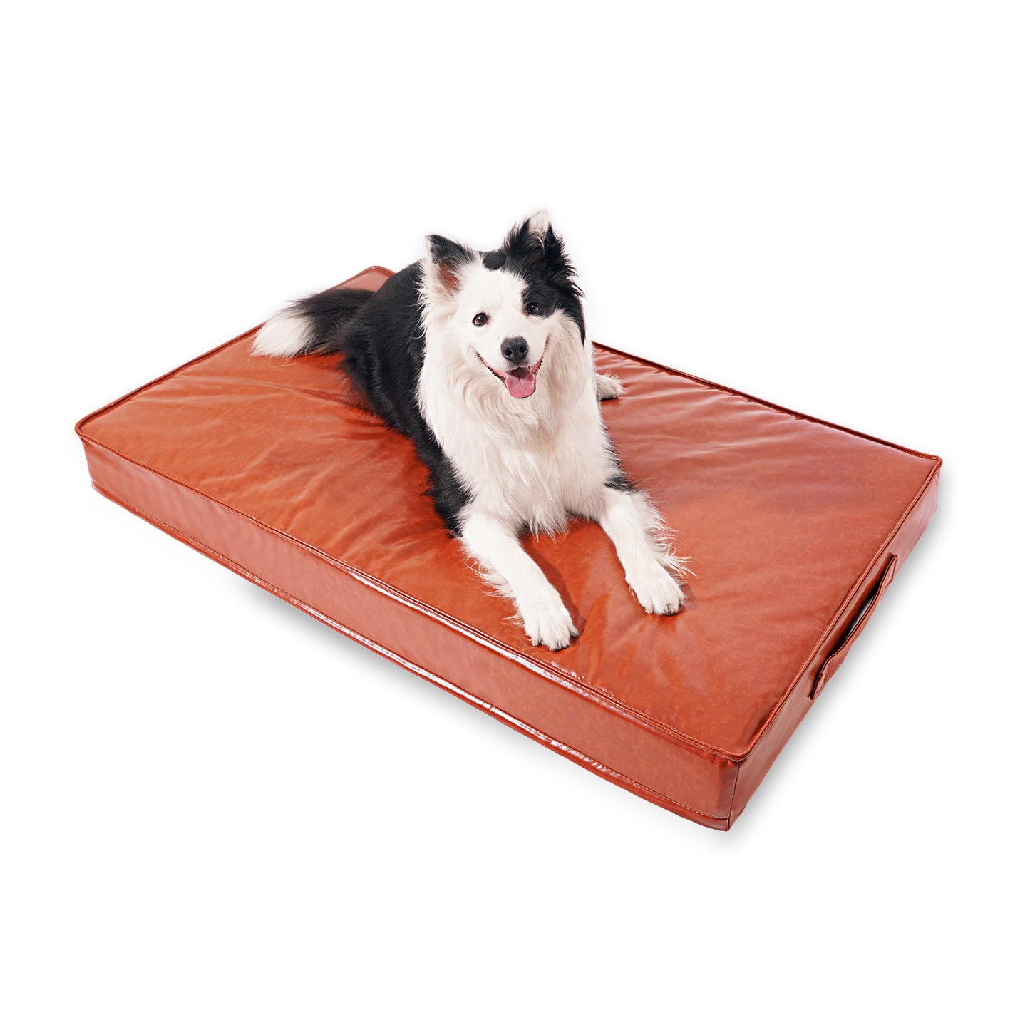 Oil-Waxed Leather Dog Bed